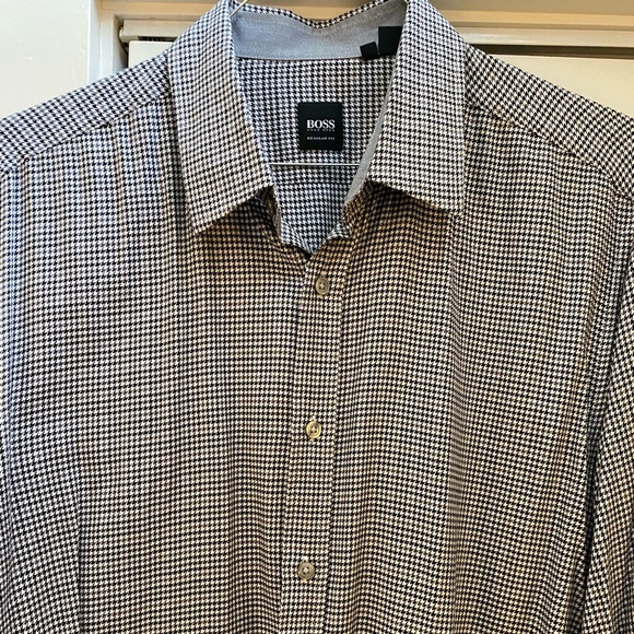 Hugo Boss Shirts Hugo Boss Dress Shirt Button Down Size Xl Regular